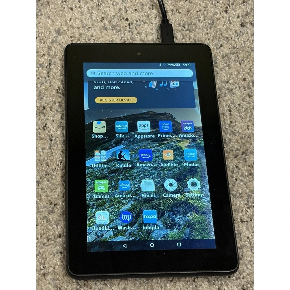 Amazon Kindle Fire 5th Gen Model Black 8GB *WORKING! Perfect